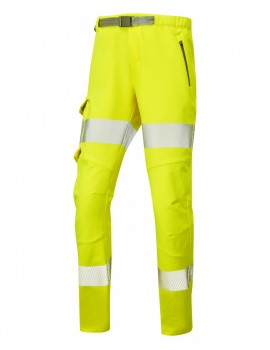 Leo Starcross Women's Stretch Work Trouser Yellow High Visibility